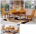 512B solid wood dining table