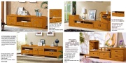 solid wood TV stand